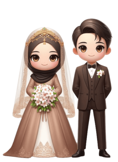 brown couple