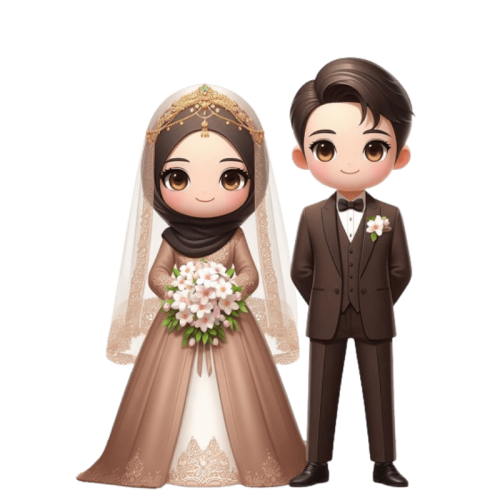 brown couple