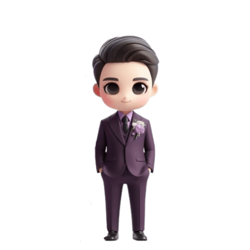 groom purple